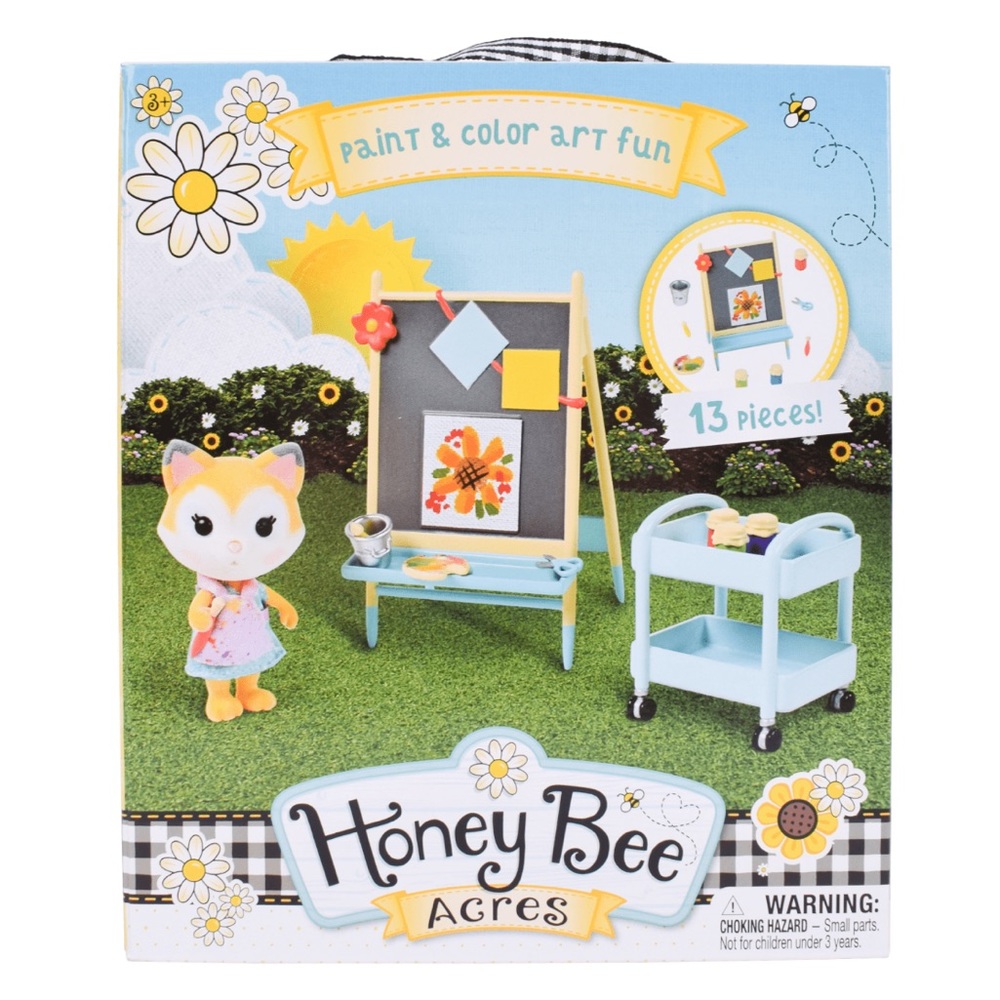 NEW Honey Bee Acres Paint & Color complete set with miniature doll figure